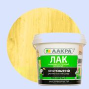 Лак акриловый тонированный с УФ-фильтром. 0,9 КГ. Сосна. Лакра.