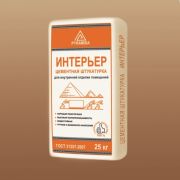 Штукатурка цементная для внутр. работ ИНТЕРЬЕР Пирамида, 25,0кг.