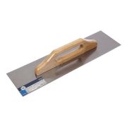 Кельма-шпателон (гладилка) стальная “швейцарская”, 130Х480мм, деревянная рукоятка. TOOLBERG «СПЕЦ».