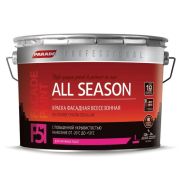 Краска в/э фасадная PARADE F51 ALL SEASON. 9 л база C. Всесезонная нанесение от- 20* - 50*С.