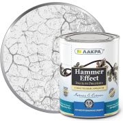 ГРУНТ-ЭМАЛЬ. 3 в 1. СЕРЕБРО. По ржавчине, молотковая. 0,8 КГ. HAMMER EFFECT. ЛАКРА.