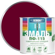 ПФ-115 ВИННО-КРАСНЫЙ. RAL3005. 1.9 КГ. PROREMONTT.
