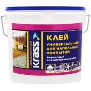 Клей акриловый для напольных покрытий, универсальный. 7,0 кг. KRASS