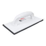 Терка (терочная доска) пластиковая, микропористая резиновая накладка 120Х260мм. TOOLBERG «PRO».