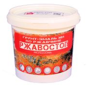 ГРУНТ-ЭМАЛЬ. 3 в 1. АКРИЛОВЫЙ. БЕЛЫЙ. 1,0 КГ. РЖАВОСТОП, ВД-ДР 03-07. База А, Дом ремонта