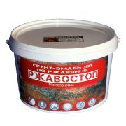 ГРУНТ-ЭМАЛЬ. 3 в 1. АКРИЛОВЫЙ. БЕЛЫЙ. 3,0 КГ. РЖАВОСТОП, ВД-ДР 03-07. База А, Дом ремонта