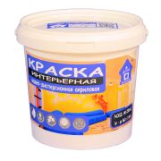 Краска в/э интерьерная супербелая Дом Ремонта ВД-ДР 03-02, База А 1 кг