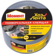 Лента Момент хозяйственная 10м серая