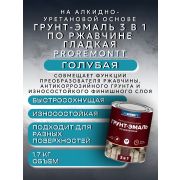 ГРУНТ-ЭМАЛЬ. 3 в 1. ГОЛУБОЙ. По ржавчине, гладкая. 1,7 КГ. PROREMONTT.