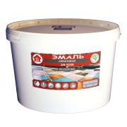 Эмаль акриловая для пола ВД-ДР 03-06. ЧЁРНАЯ. 12,0 КГ. ДОМ РЕМОНТА