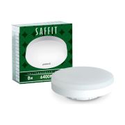 Лампа светодиодная. 8W. 230V. GX53. 6400K. SBGX5308, дневной. SAFFIT