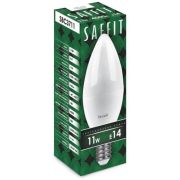 Лампа светодиодная, свеча. 11W. 230V. E14. 4000K. SBC3711, белый. SAFFIT