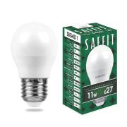 Лампа светодиодная, шар. 11W. 230V. E27. 6400K. SBG4511, дневной. SAFFIT