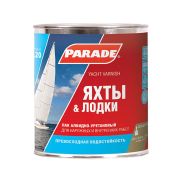 Лак алкидно-уретановый яхтный. ЯХТЫ & ЛОДКИ. L 20. 0,75литр. ПОЛУМАТОВЫЙ. PARADE
