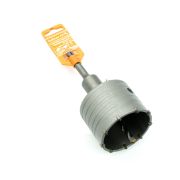 Коронка по бетону SDS-plus в сборе твердосплавная ударная D-75мм. Bohrer.