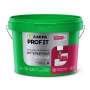 Краска в/э интерьерная латексная. 3 кг. База А Profi IT. Лакра.