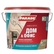 Краска в/э интерьерная моющ 5 л PARADE W4 Дом & Офис база А