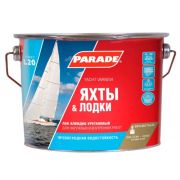 Лак алкидно-уретановый яхтный. ЯХТЫ & ЛОДКИ. L 20. 2,5литр. ПОЛУМАТОВЫЙ. PARADE