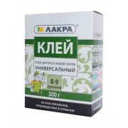Клей обойный Лакра Универсальный для всех видов обоев, 300г