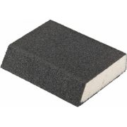 Губка для шлифования 120х90х25мм, трапеция, мягкая, P 40. Matrix.