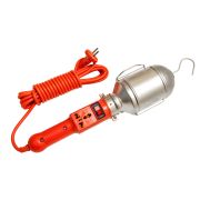 Светильник переносной c выключателем+розетка. 25метров. Е27. 60Вт. ПВС 2Х075. 1300Вт. 6А.. UNIVersal