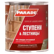 Лак алкидно-уретановый PARADE L15 Ступени & Лестницы Полумат., 0,75л