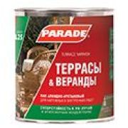 Лак алкидно-уретановый PARADE L25 Террасы & Веранды Полуматовый, 2,5л