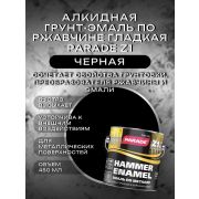 ГРУНТ-ЭМАЛЬ. 3 в 1. ЧЕРНЫЙ. По ржавчине, металлик. 0,45 ЛИТР. PARADE Z1.