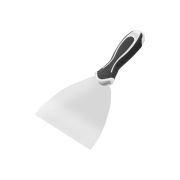 Шпатель малярный нержавеющая сталь 120мм двухкомпанентная рукоять. «Сбалансированный». Decor.