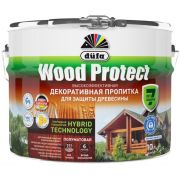 Пропитка по дереву, защитная, Wood Protect сосна 10 л. dufa.