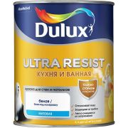 Краска в/э интерьерная Кухня и Ванная мат. DULUX Ultra Resist BW 1л