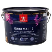 Краска в/э интерьерная Tikkurila Euro Matt 3 А. глубокоматовая. 2,7л