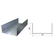 Профиль направляющий ПН 75х40х3000мм.