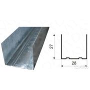 Профиль направляющий ПН 28х27х2800мм. 0,4мм.