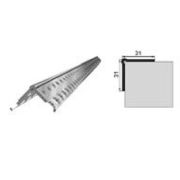 Уголок перфорированный  оцинкованный 31х31х3000мм