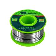 Припой с канифолью POS61. D-2 мм. 100гр, на катушке. СИБРТЕХ.