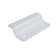 Ручка балконная, металлическая, белый полимер. МЕТАЛЛИСТ