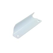 Ручка балконная №2, металлическая, белый полимер. МЕТАЛЛИСТ