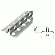 Профиль маячковый (ПМ) 10x3000 мм, 0,25 мм оцинкованная сталь